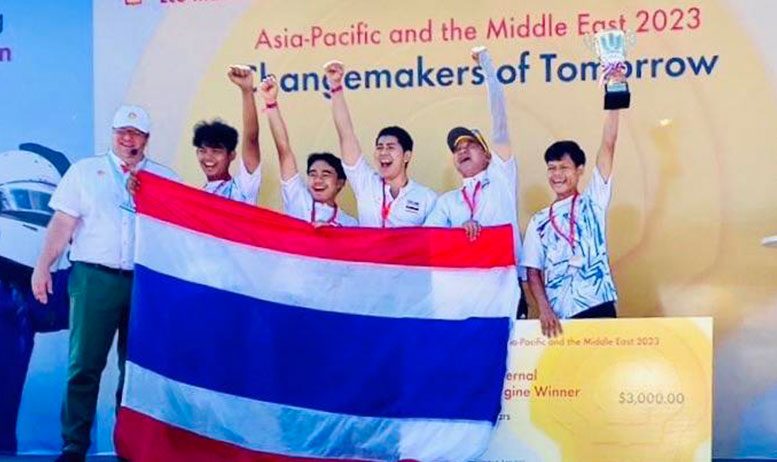VIRGIN TEAM เทคนิคสกลนคร คว้าแชมป์สุดยอดรถประหยัดพลังงาน Shell Eco-marathon Asia-Pacific and Middle East 2023 สถิติสูงสุด 1 ลิตร วิ่งได้ 1,868 กิโลเมตร